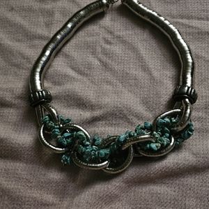 Stacked Coil Necklace Snake Chain